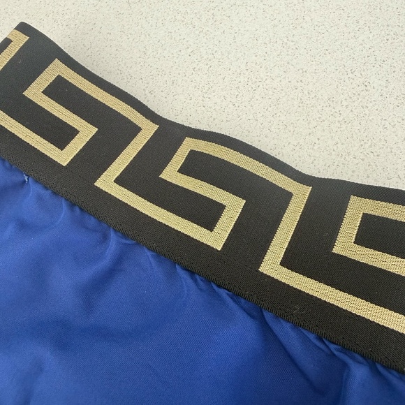 Versace Blue Medusa Head Swim Trunks Mens (no liner) - Picture 6 of 11